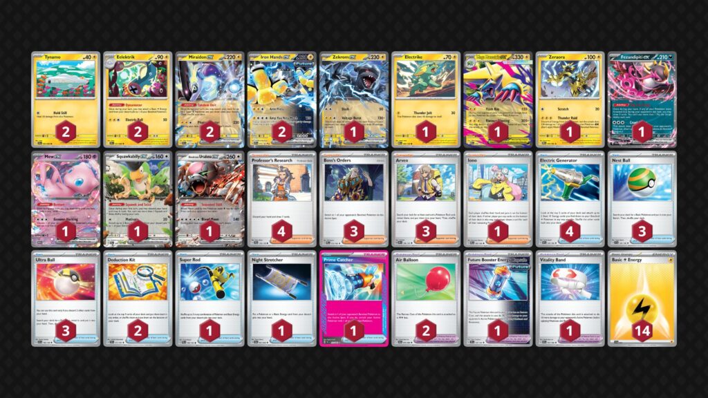 メガライボルトex(Mega Manectric ex)デッキ01