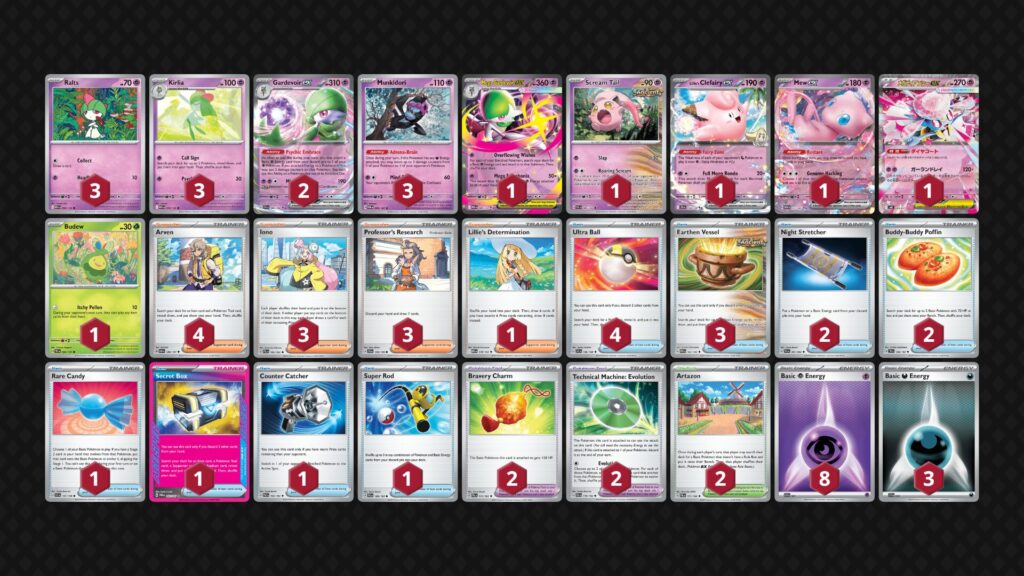 『メガサーナイトex( Mega Gardevoir ex)』デッキ03