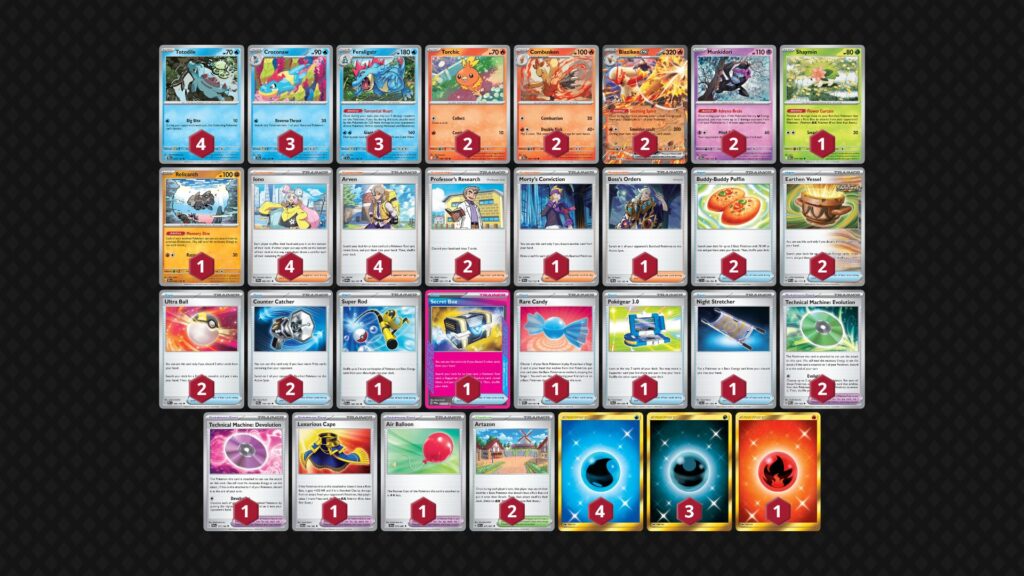 オーダイル/バシャーモex(Feraligatr/Blaziken ex)