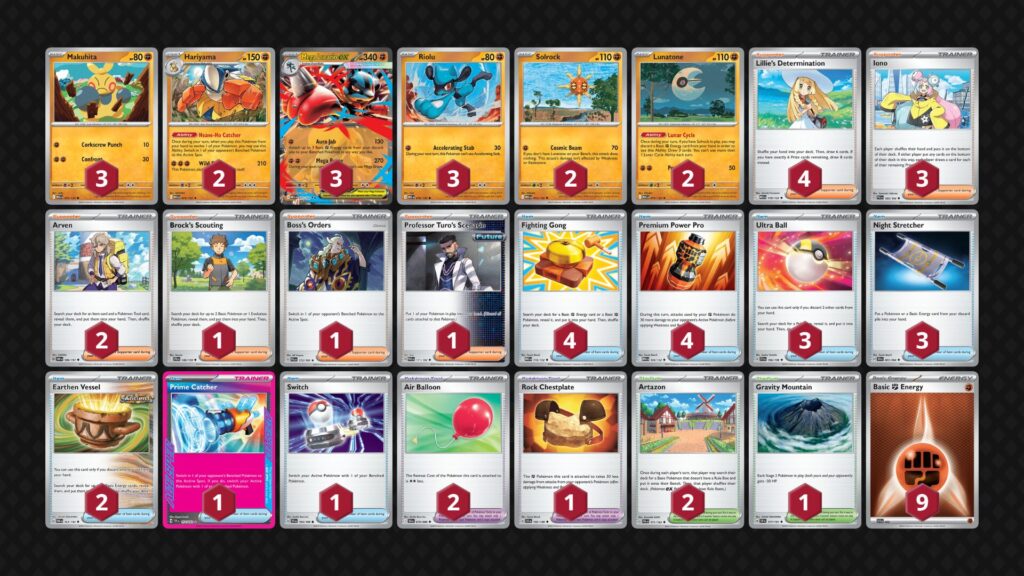 『メガルカリオex( Mega Lucario ex)』デッキ03