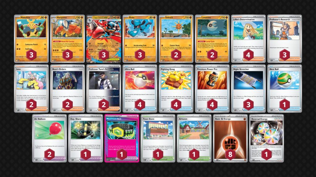 『メガルカリオex( Mega Lucario ex)』デッキ08