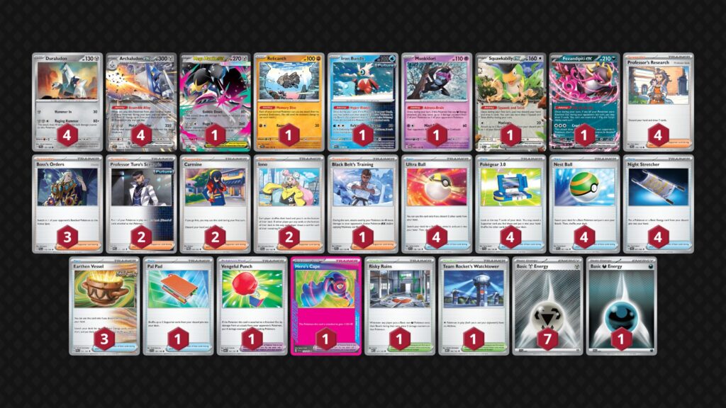 『メガクチートex( Mega Mawile ex)』デッキ02