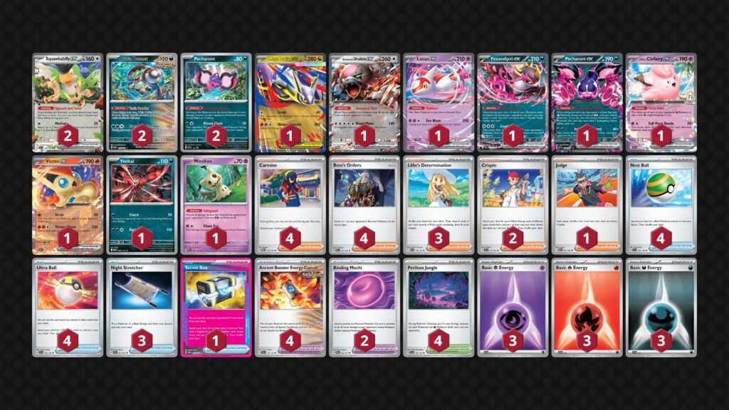 『メガラティオスex(Mega Latias ex)』デッキ03