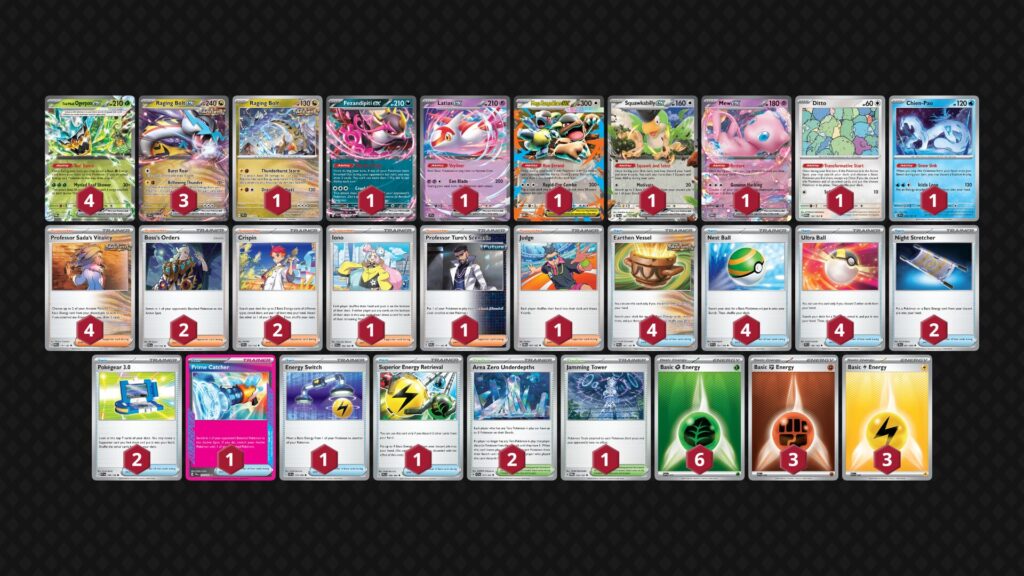 『メガガルーラex(Mega Kangaskhan ex)』デッキ01