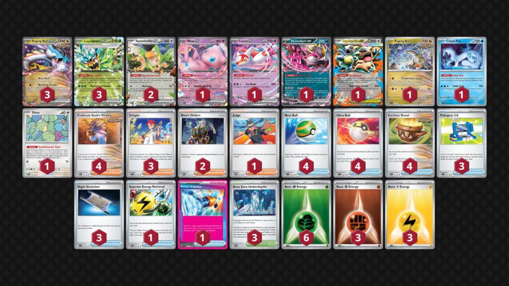 『メガガルーラex(Mega Kangaskhan ex)』デッキ02