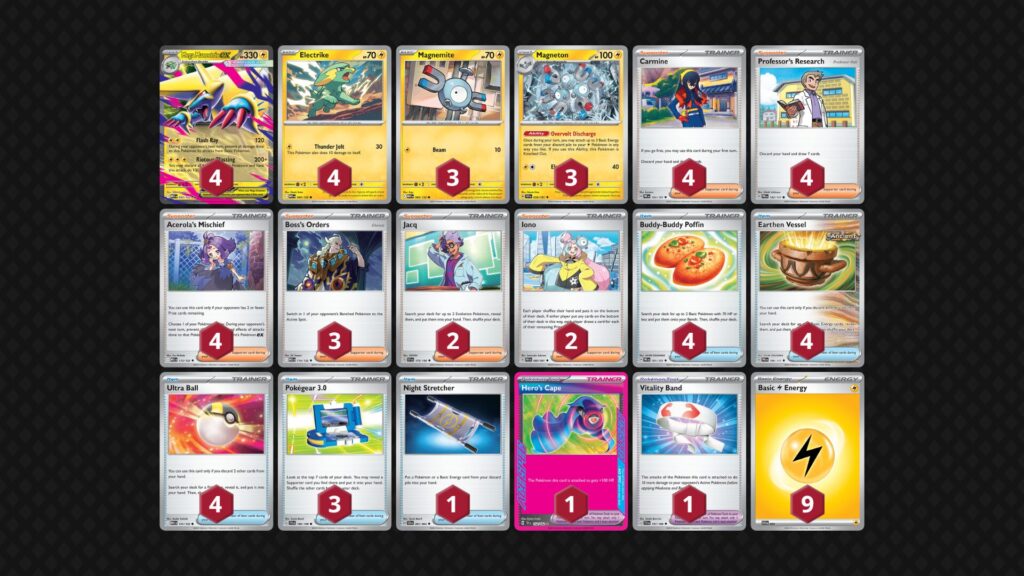 『メガライボルトex(Mega Manectric ex)』デッキ