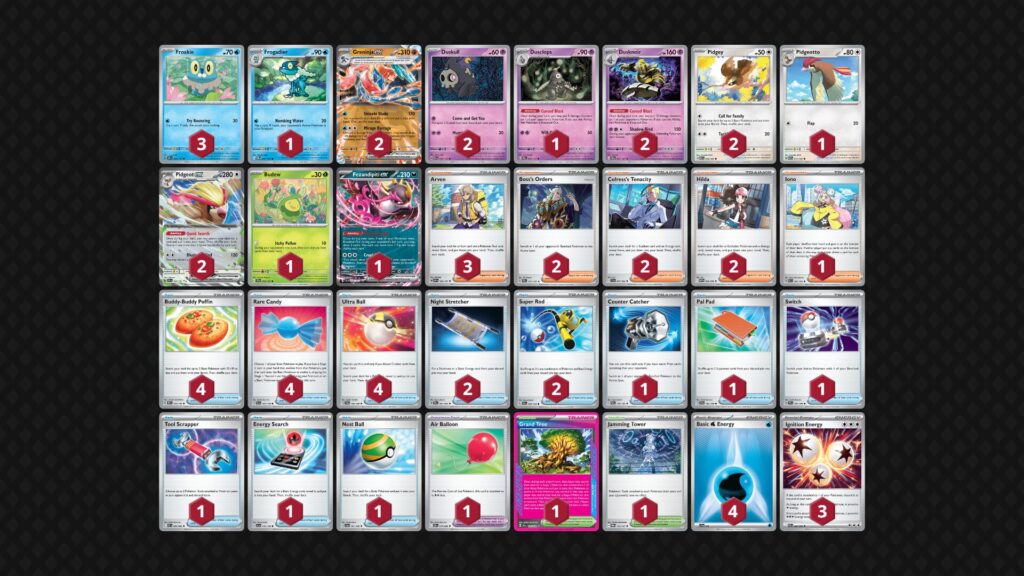 ゲッコウガex(Greninja ex )デッキ