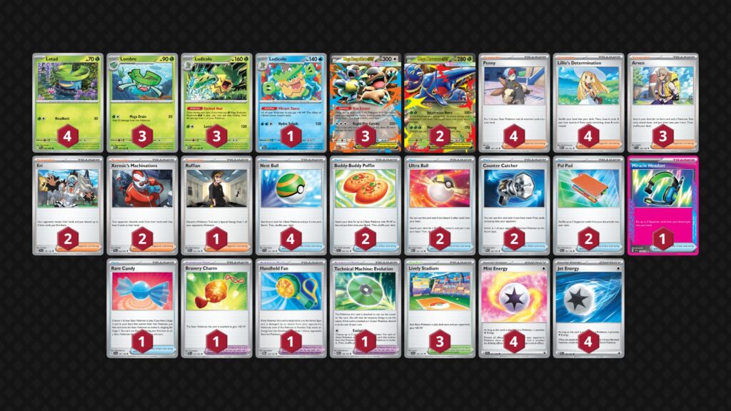 ルンパッパ(Ludicolo)デッキ