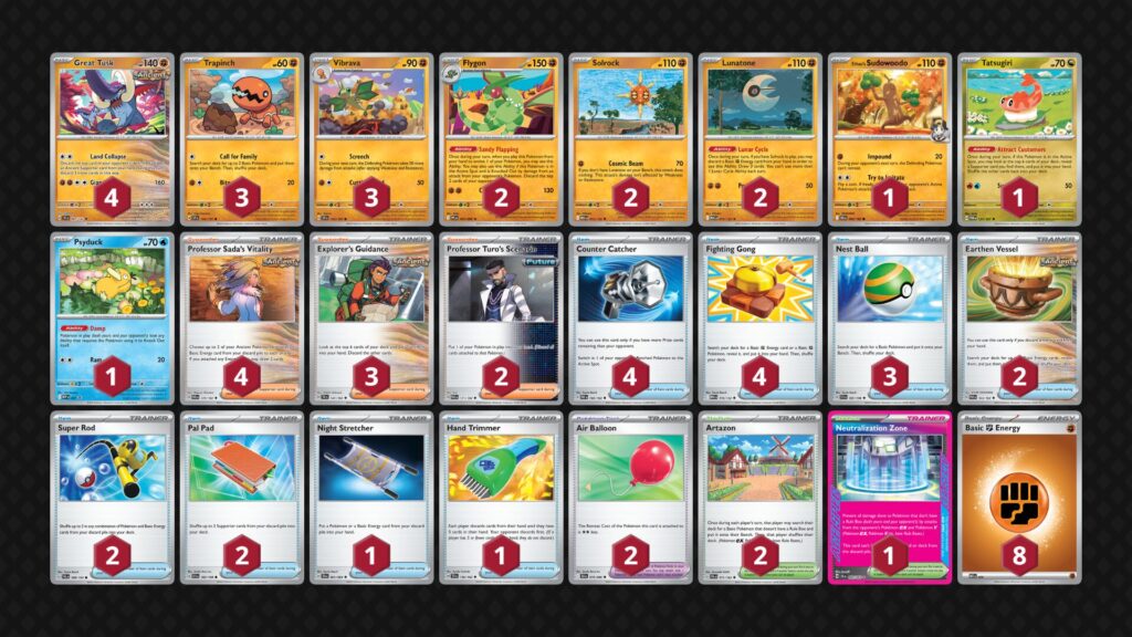 フライゴン×イダイナキバ（Flygon×Great Tusk）デッキ